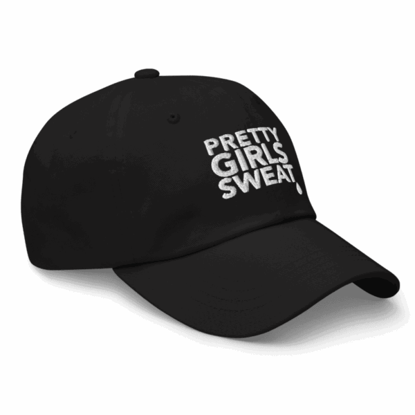 PRETTY GIRLS SWEAT Classic Cap (Black) - Image 8
