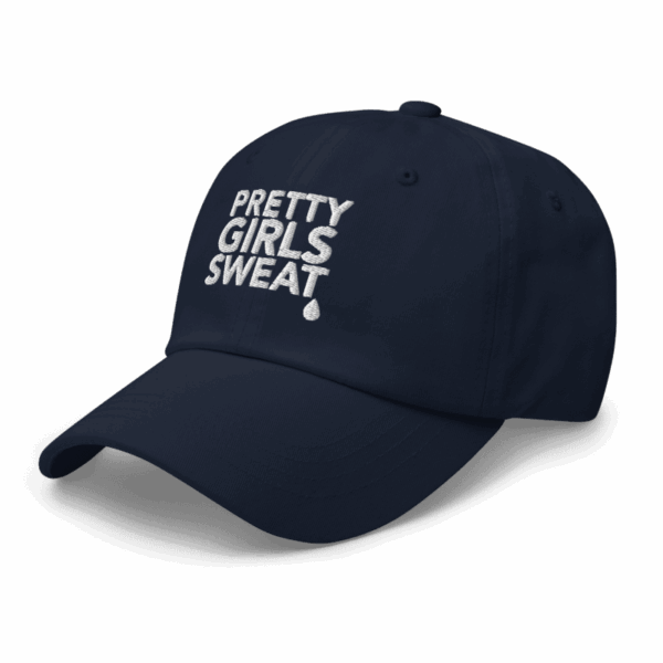 PRETTY GIRLS SWEAT Classic Cap (Navy) - Image 5