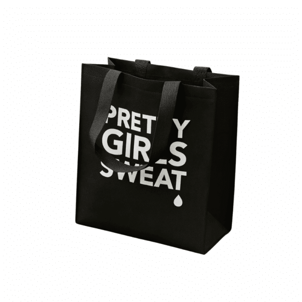 PRETTY GIRLS SWEAT Black Everyday Tote - Image 4