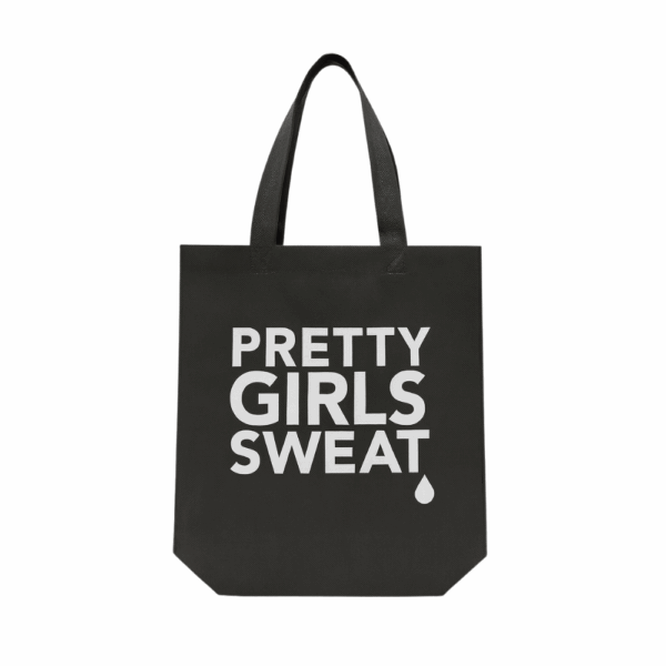 PRETTY GIRLS SWEAT Black Everyday Tote - Image 2