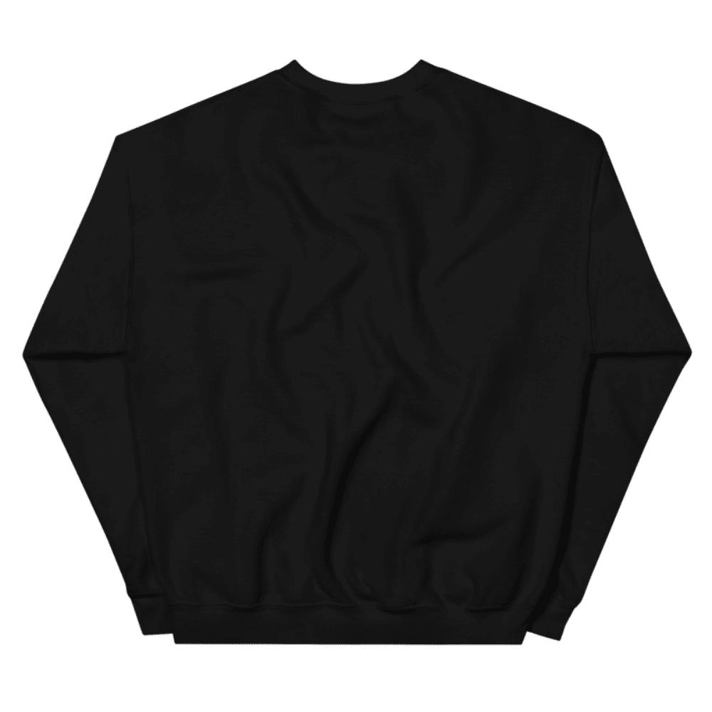 Wavy Crew Neck Sweatshirt (Black) - Image 3